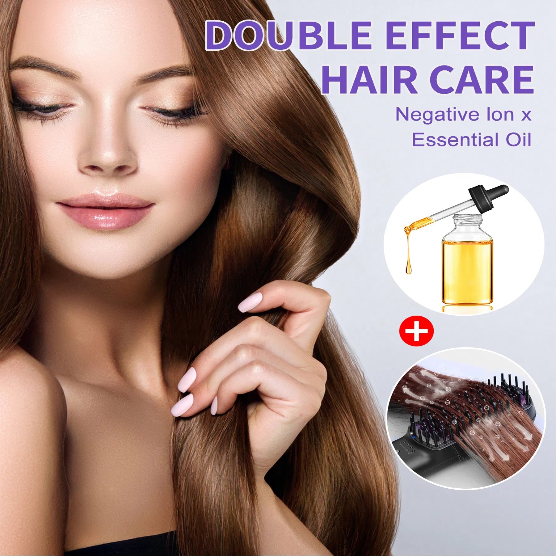 SteamSilk Pro™ Steam Hair Straightening Brush