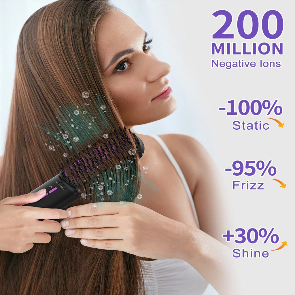 SteamSilk Pro™ Steam Hair Straightening Brush